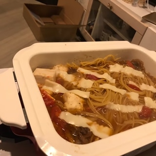 和風トマトパスタ